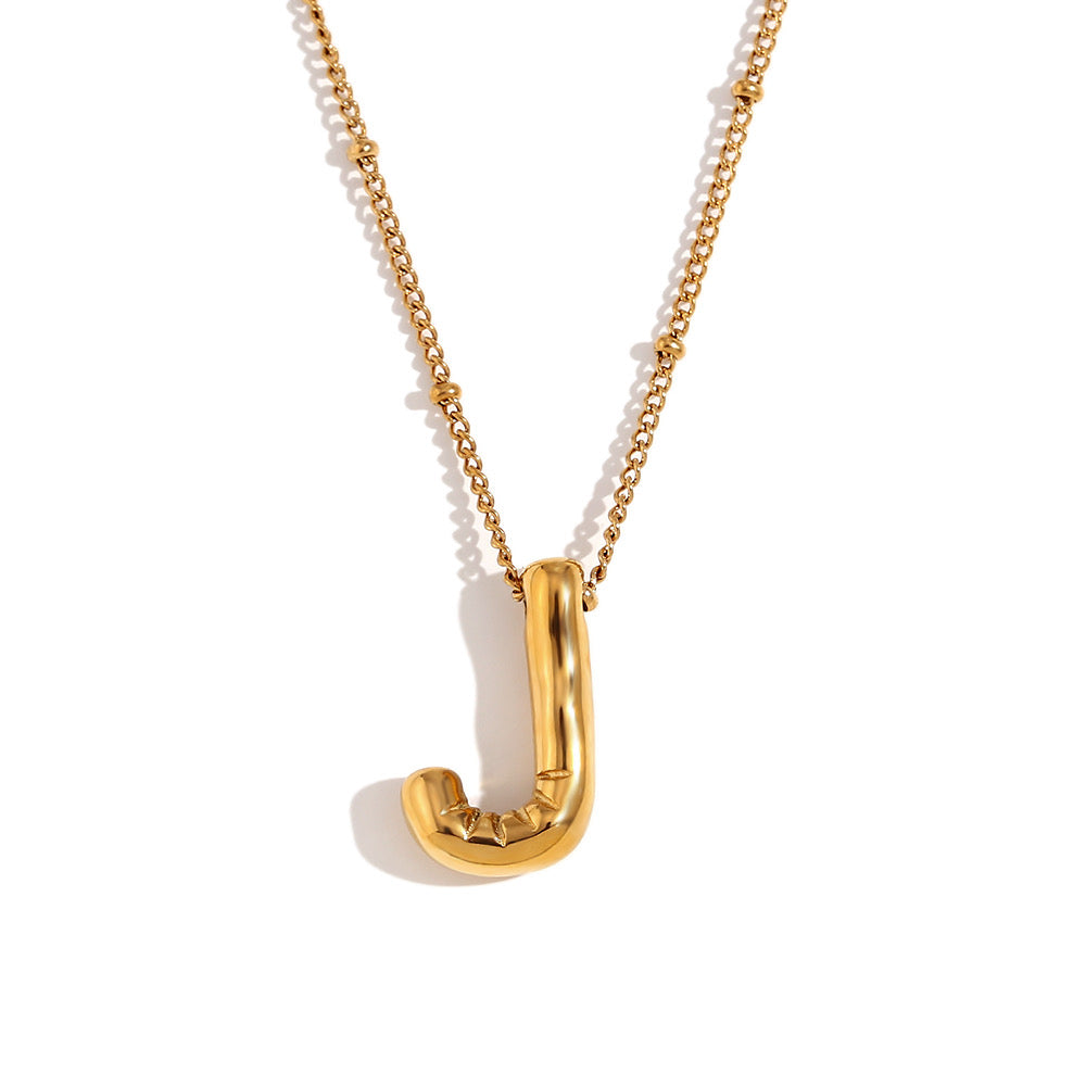 Balloon Initial Necklace