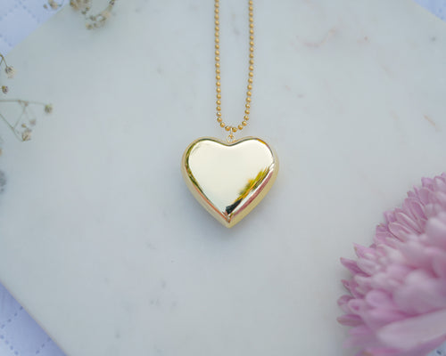 Puffy Heart Necklace