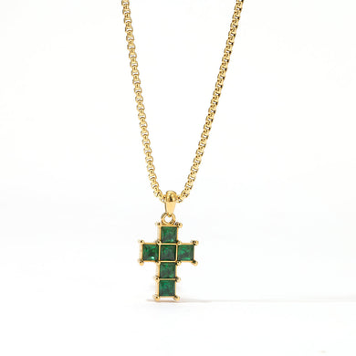 Crystal Cross Necklace