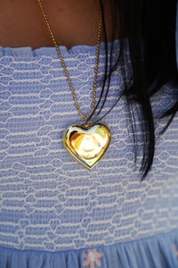 Puffy Heart Necklace