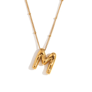 Balloon Initial Necklace