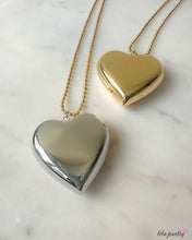 Load image into Gallery viewer, Puffy Heart Necklace