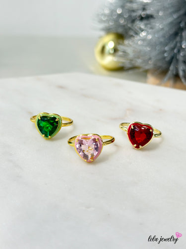 Candy Heart Rings