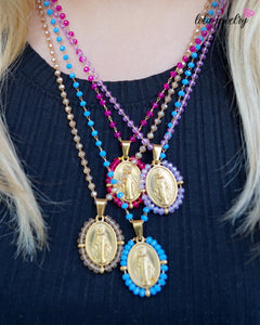 Virgencita Sparkles Necklace