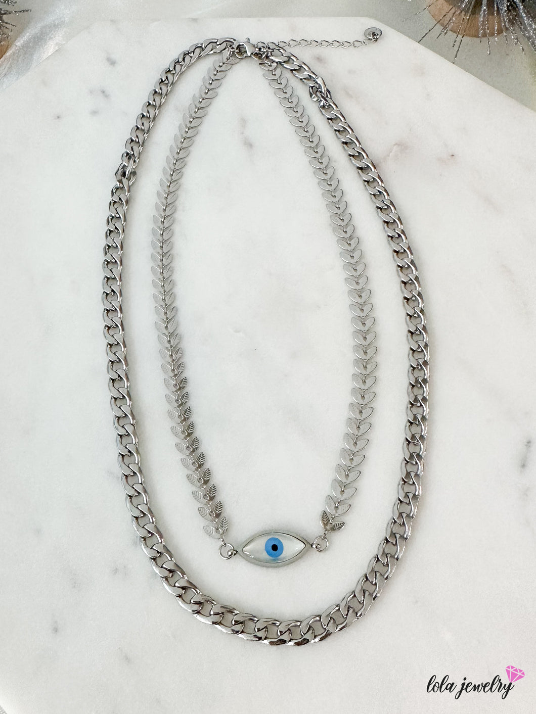 Cuban Eye Necklace