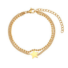 Cargar imagen en el visor de la galería, Dainty Double Bracelets