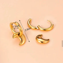 Cargar imagen en el visor de la galería, Hearts, Moons &amp; Stars Earrings