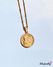 Load image into Gallery viewer, French Coin Necklace