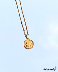 French Coin Necklace