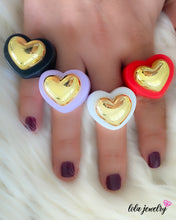 Cargar imagen en el visor de la galería, Heart Rings